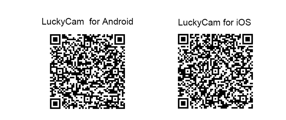 LuckyCam APP Downloading QR Code
