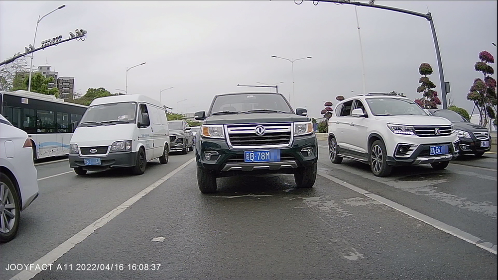 JOOYFACT A11 DASH CAM Rear Recording 1080P Day