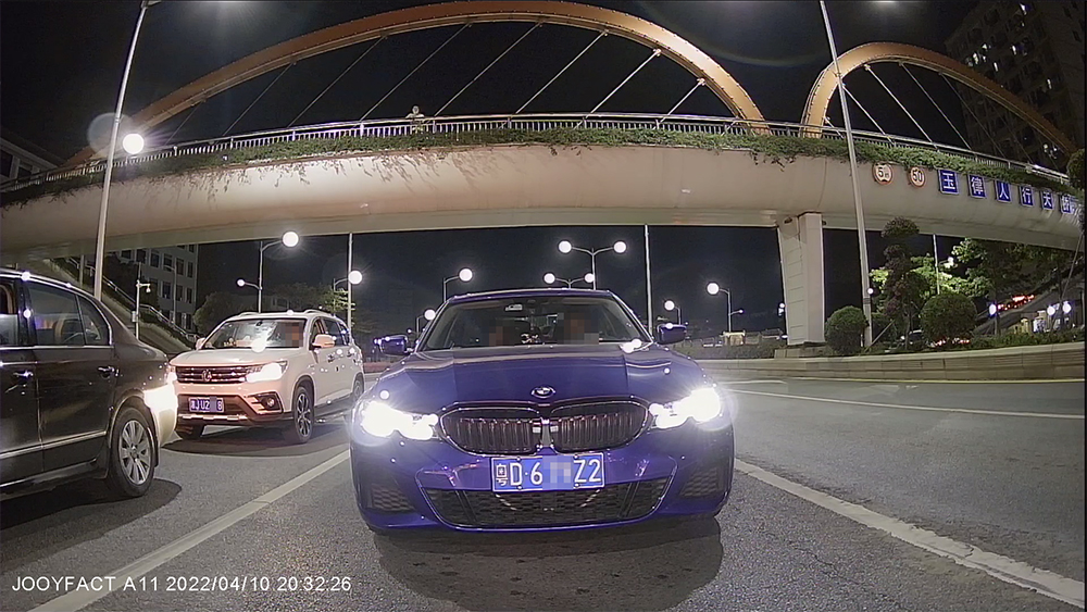 JOOYFACT A11 DASH CAM Rear Recording 1080P Night