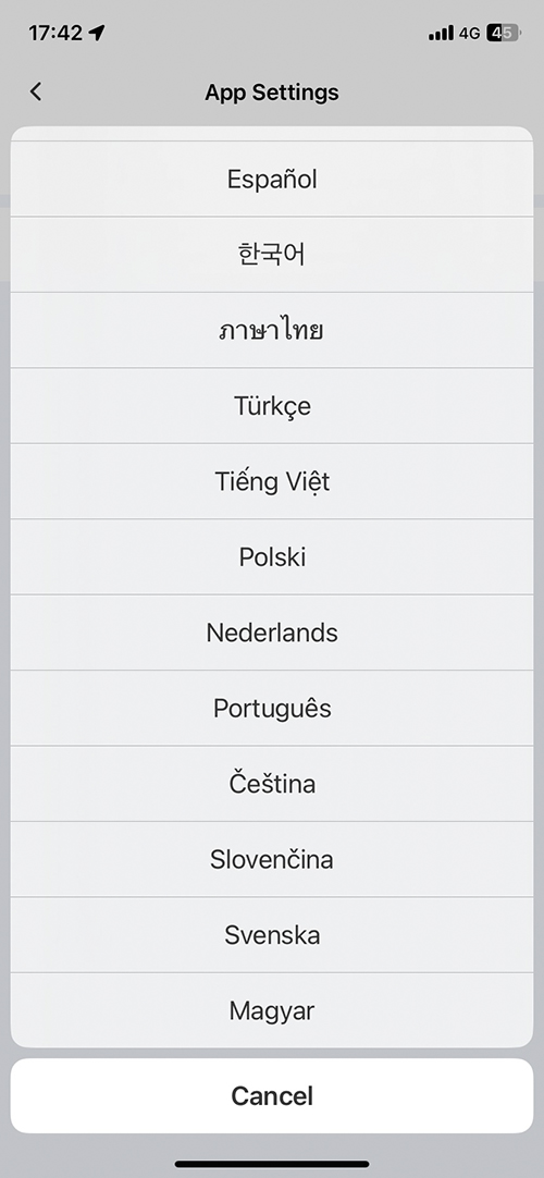 RoadCAMaster Language Settings 1