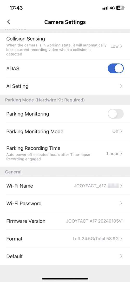 RoadCAMaster Settings 1