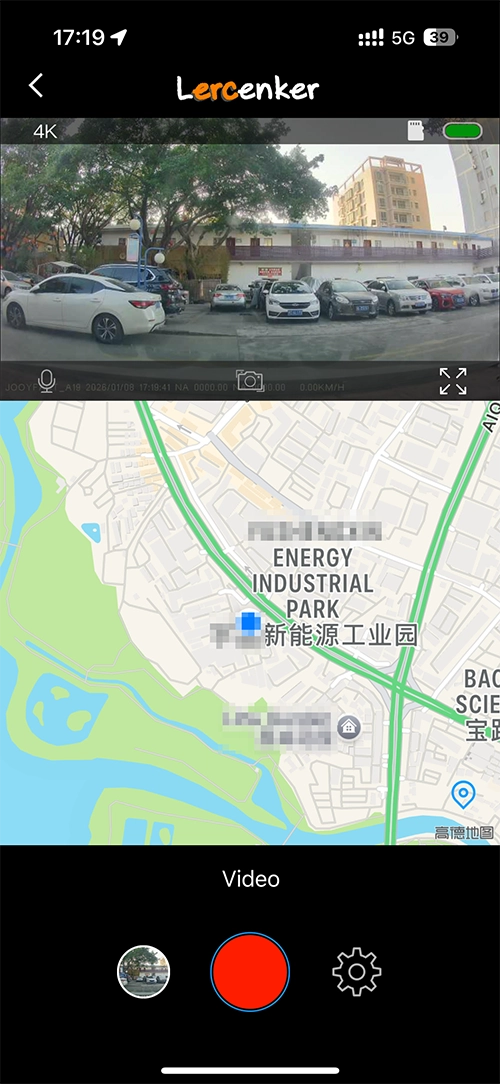 JOOYFACT A19 GPS version recording paused